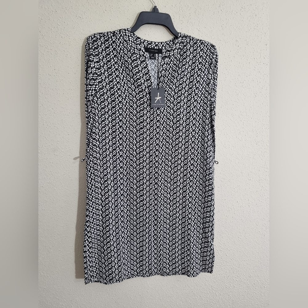 Atmosphere Monochrome Geometric Dress Black & White Size USA (6), UK (10). - Picture 9 of 10